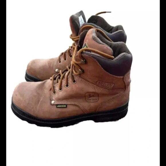 John Deere STEEL TOE Brown  Men’s Work Boot Size 9M main image 8